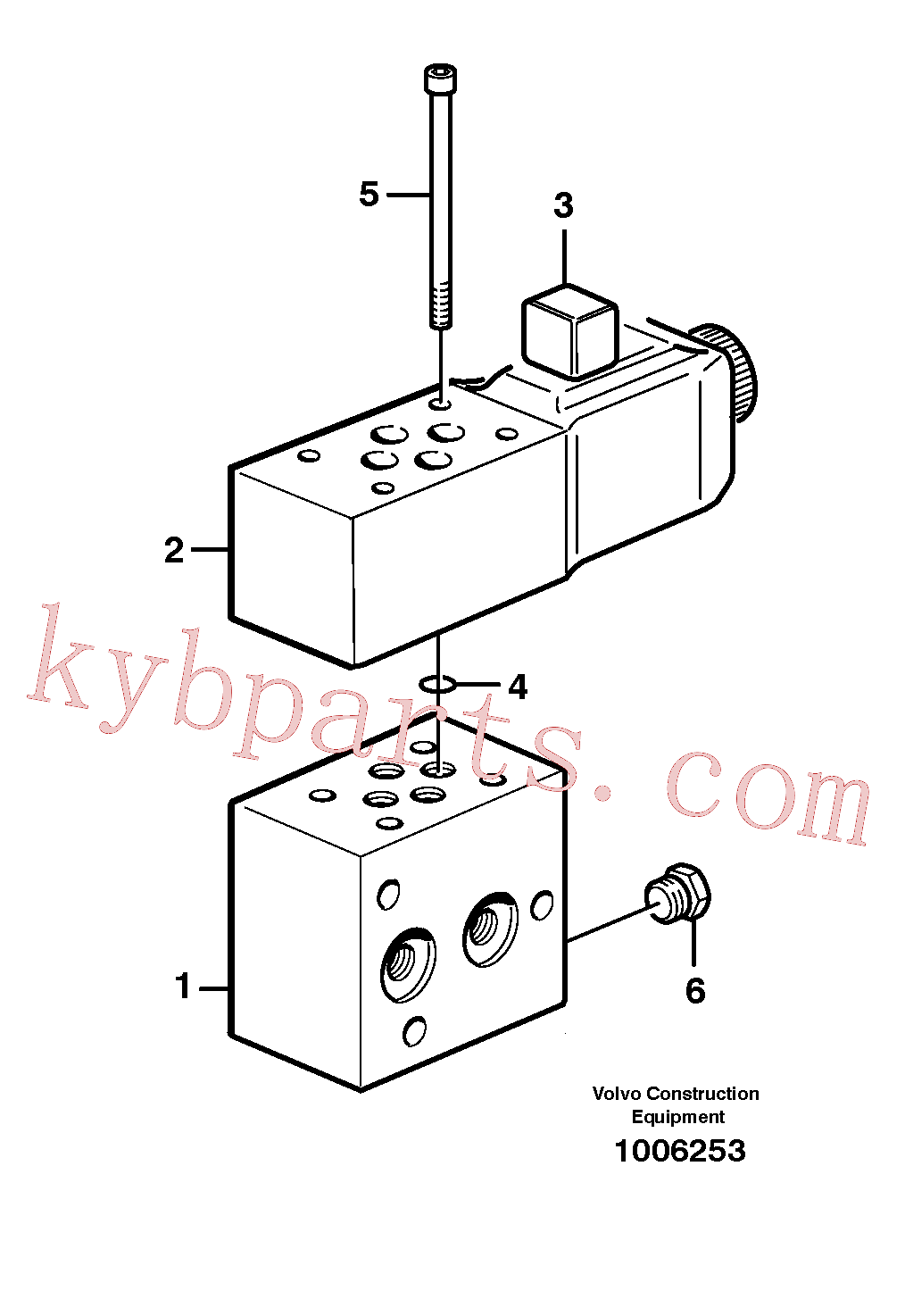 VOE959193 for Volvo Connecting block(1006253 assembly)
