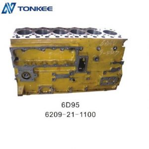 High power density 6D95 6209-21-1100 cylinder block & engine cylinder body