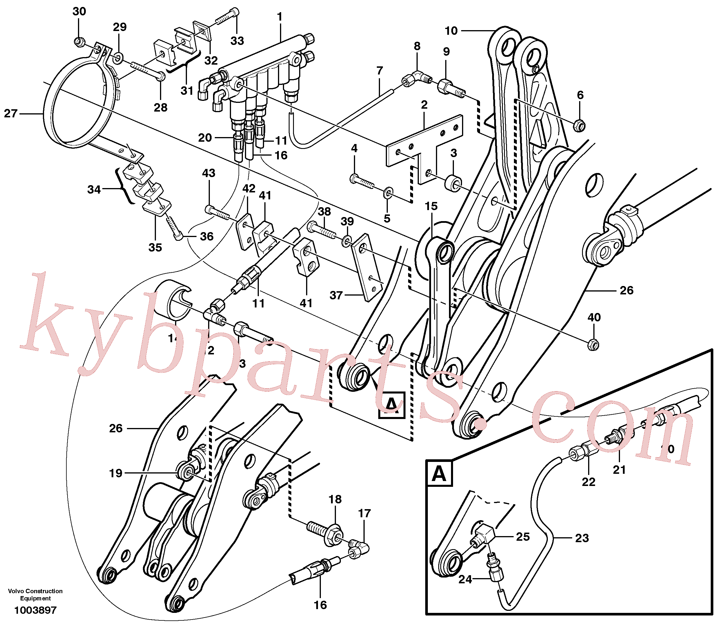 VOE11708065 for Volvo Distribution block, B3.(1003897 assembly)