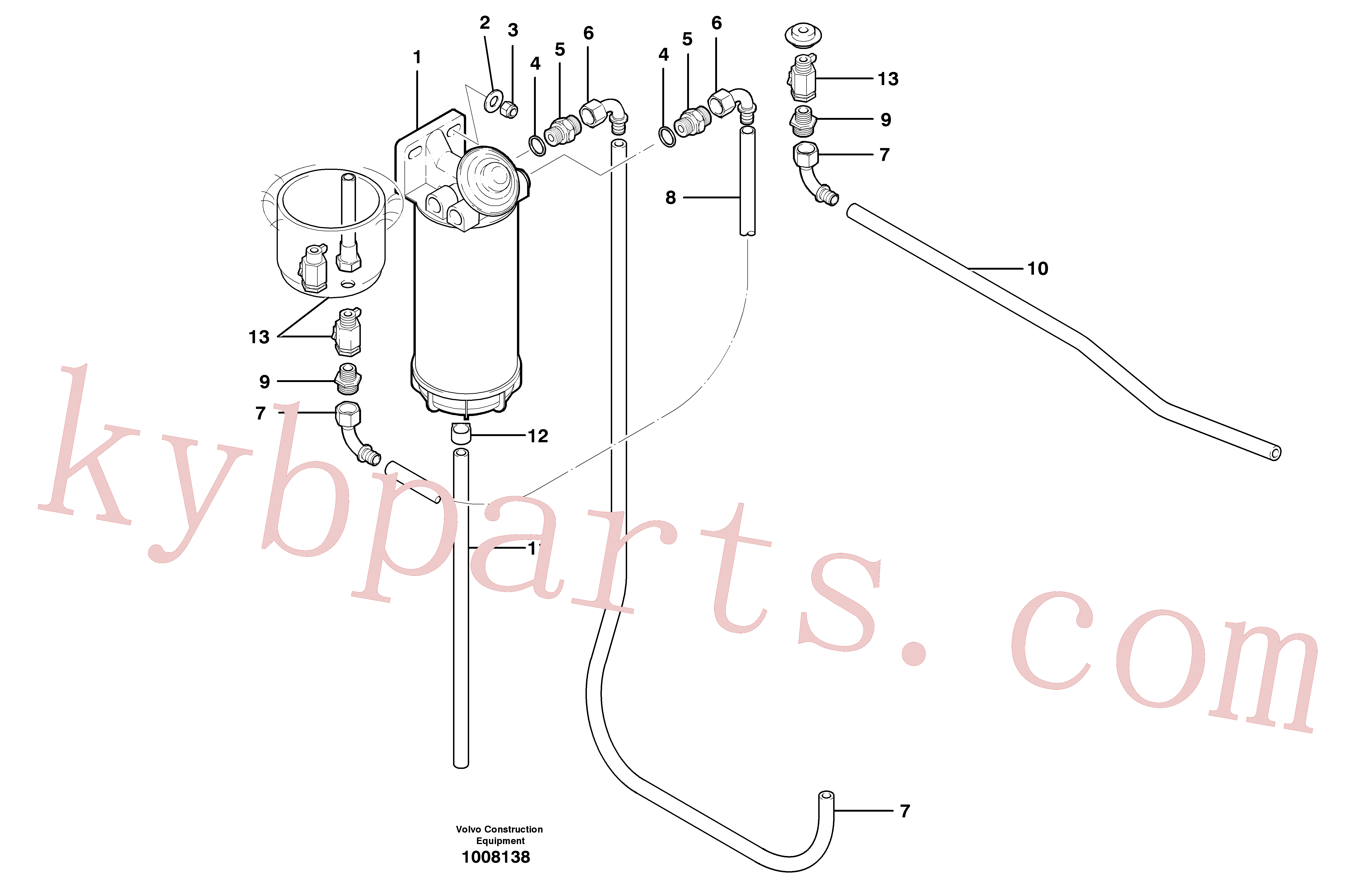 SA9426-20050 for Volvo Fuel circuit(1008138 assembly)
