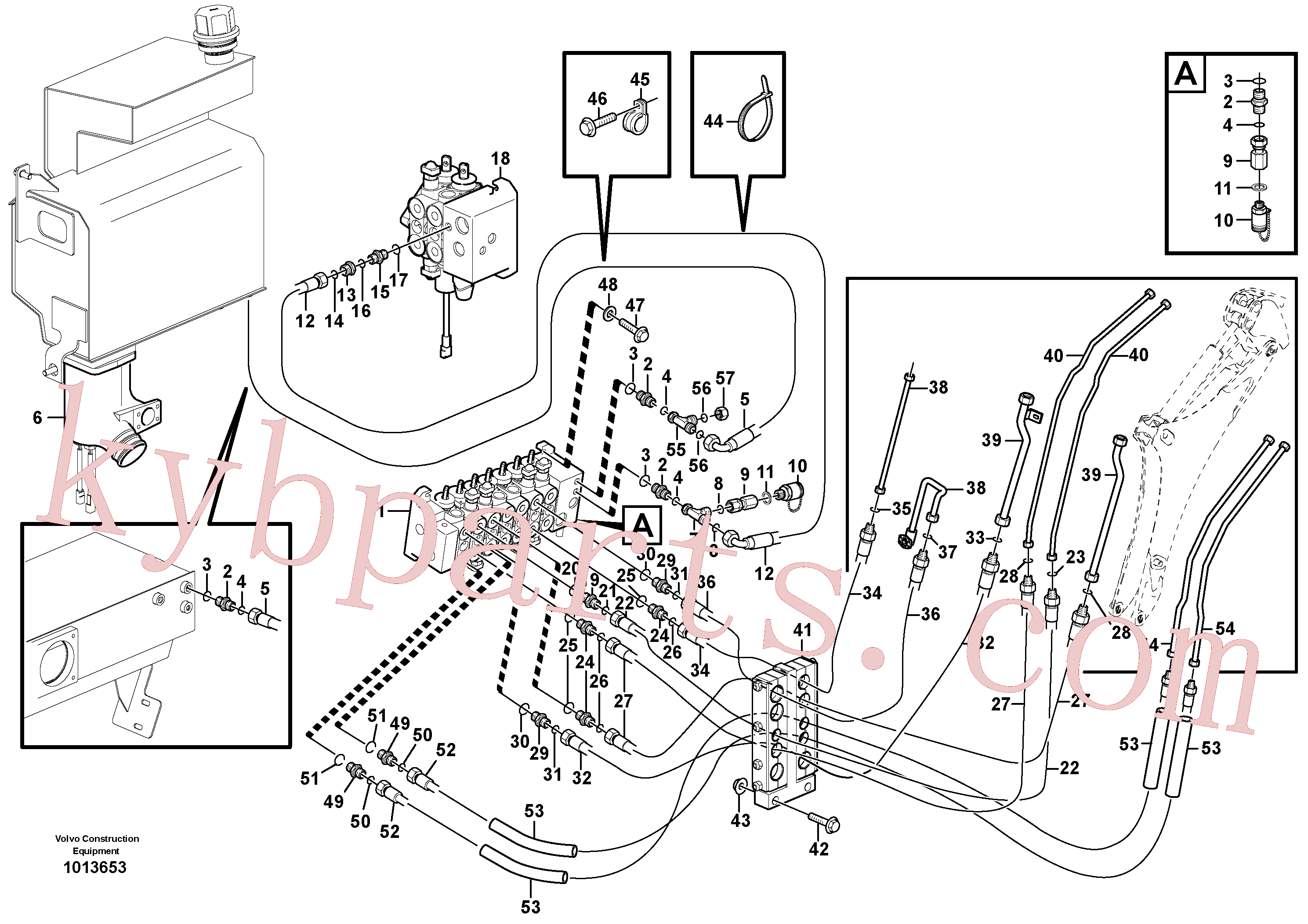 VOE983253 for Volvo Hydraulic system, excavator(1013653 assembly)