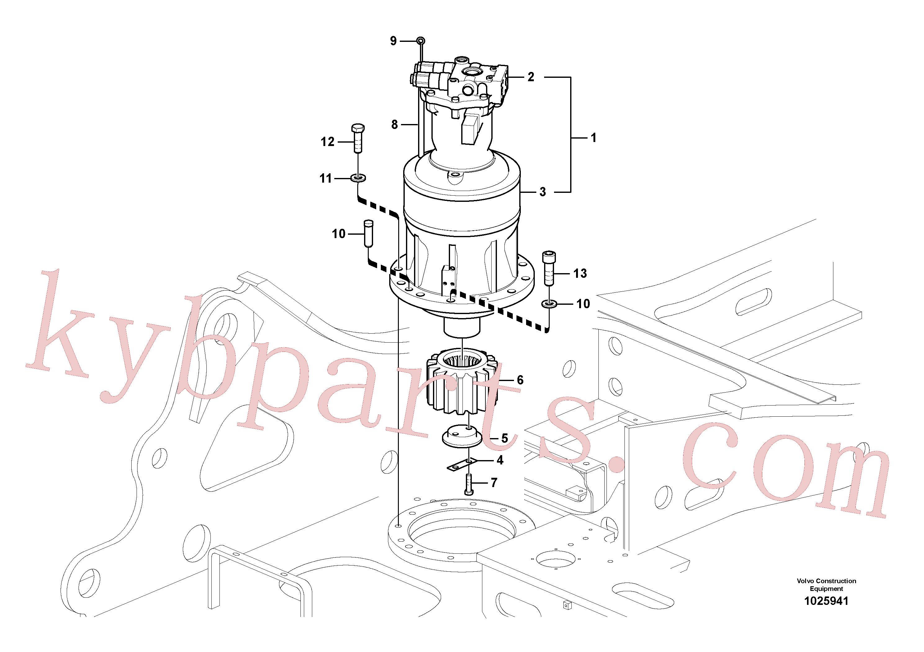 Volvo SA1055-00481 Pinion aftermarket part for sale