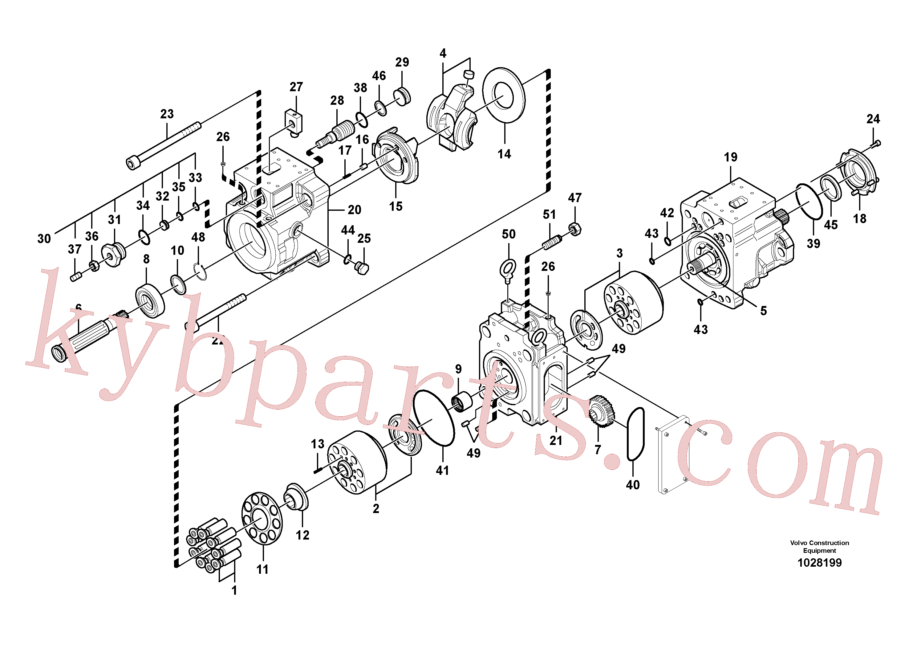 VOE14567618 for Volvo Hydraulic pump(1028199 assembly)