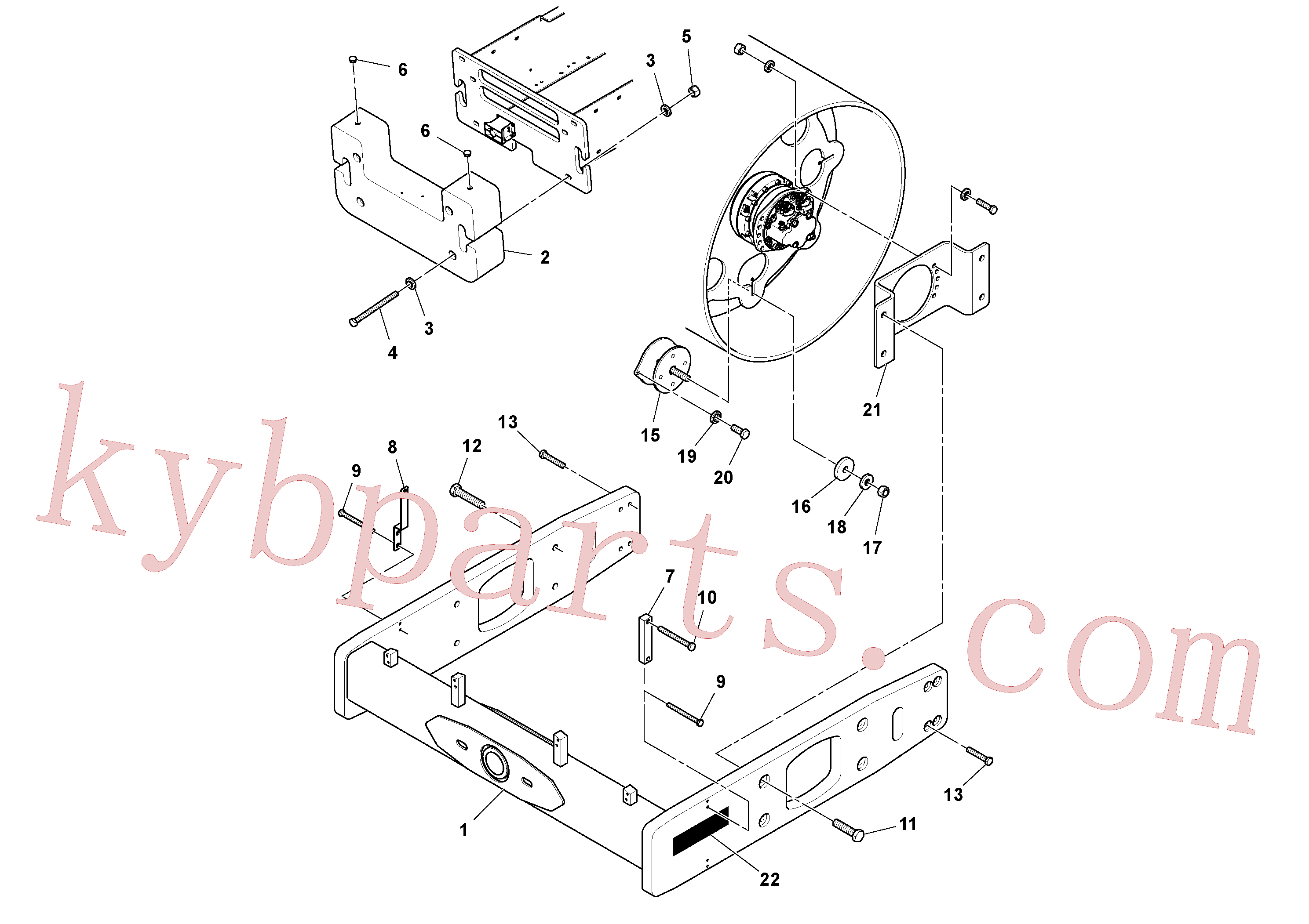 RM96719992 for Volvo Sd-120d Installation(1037195 assembly)