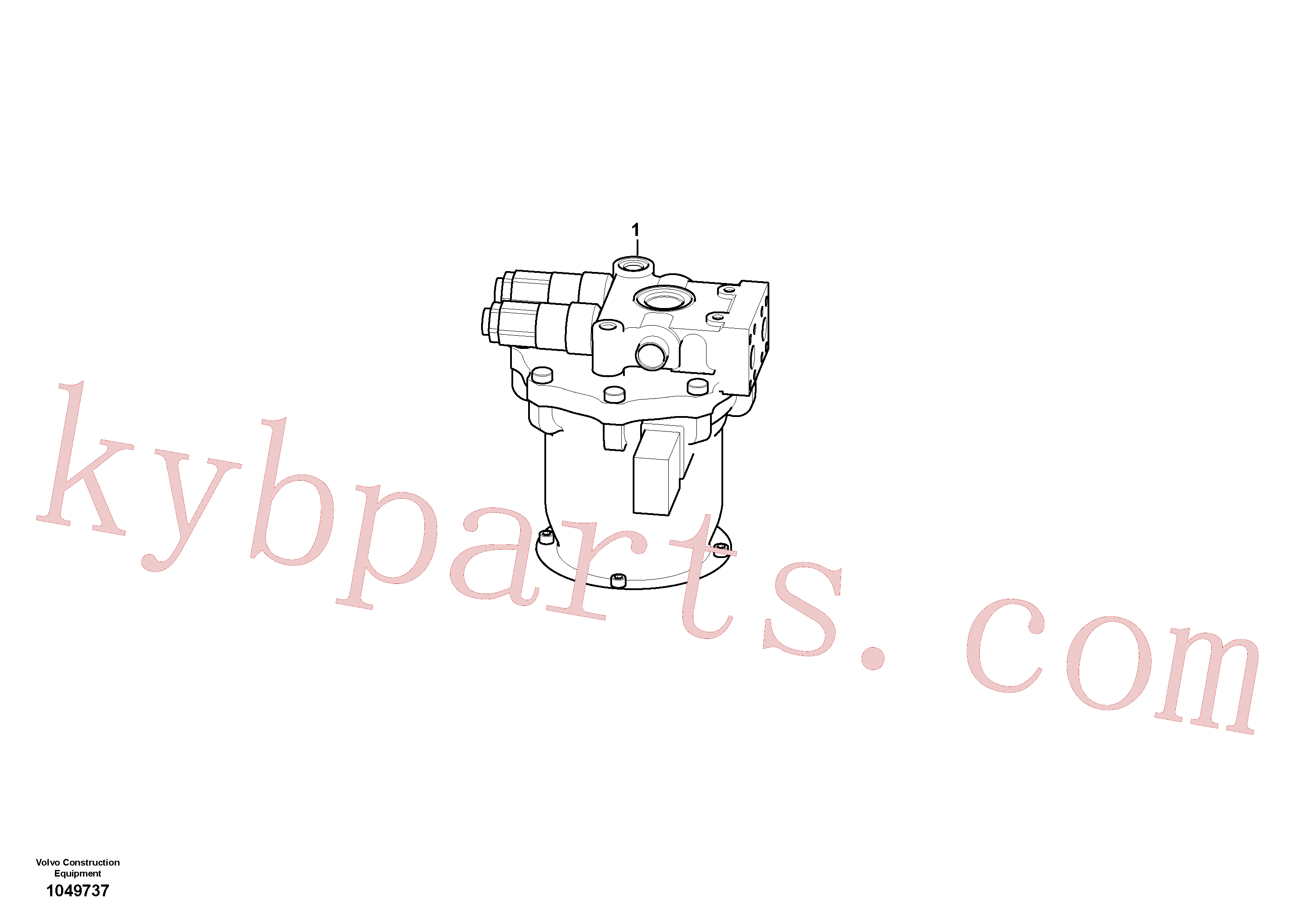 VOE14684121 for Volvo Swing motor(1049737 assembly)
