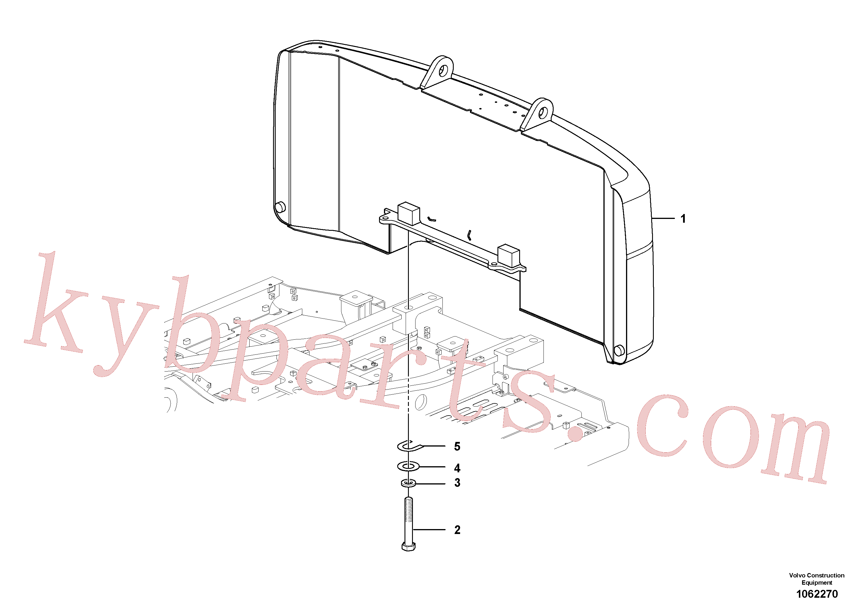 SA9011-23028 for Volvo Counterweights(1062270 assembly)