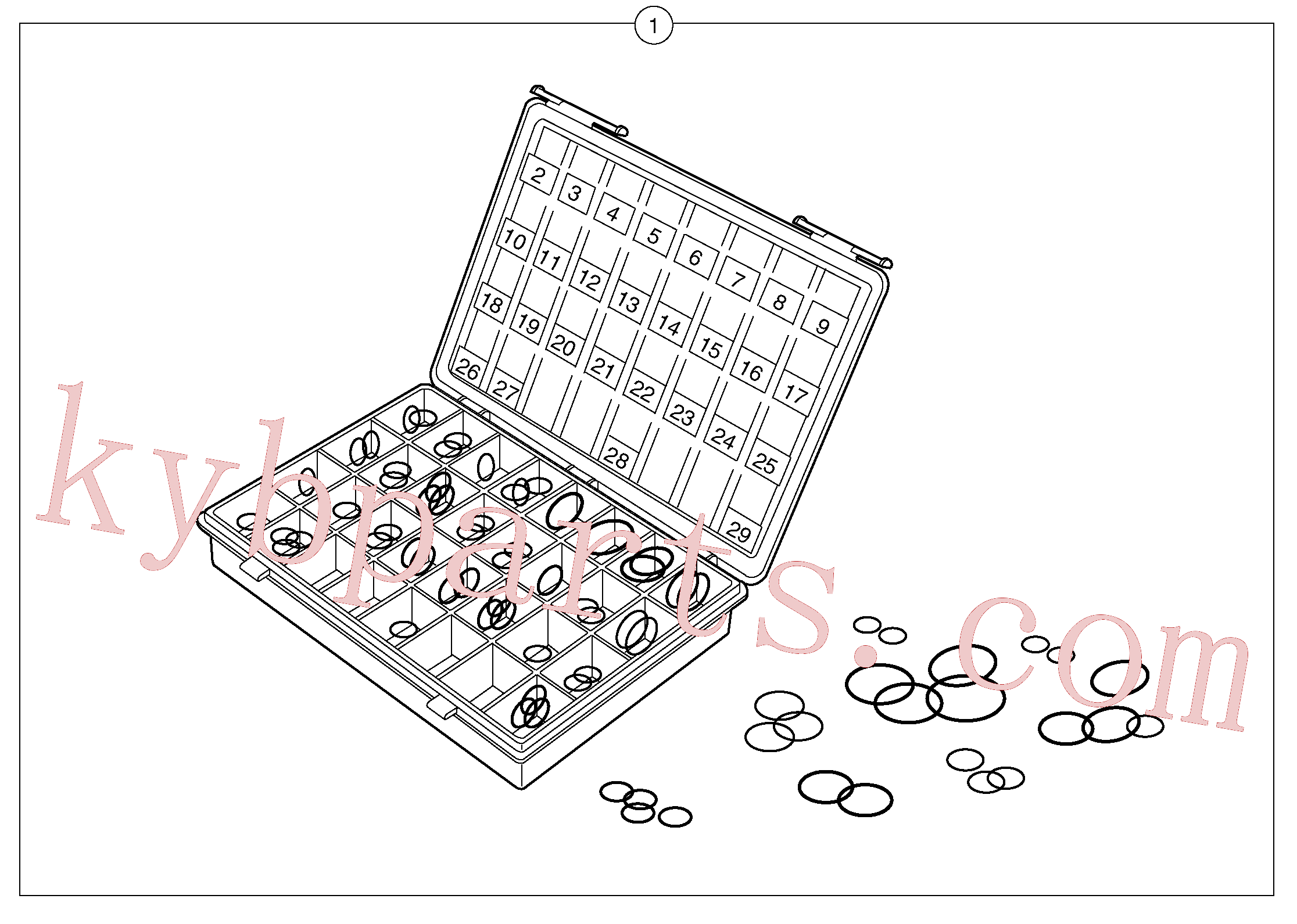 PJ4040142 for Volvo Seals suitcase for union , elbow , fitting ...(110Y1 assembly)