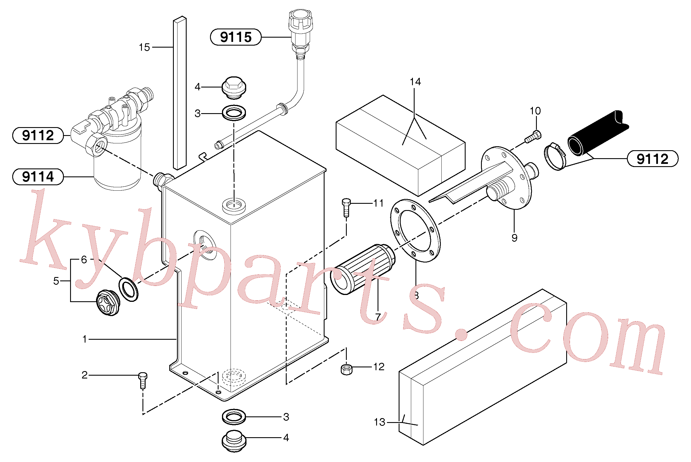 PJ7410873 for Volvo Hydraulic tank(911Z1 assembly)