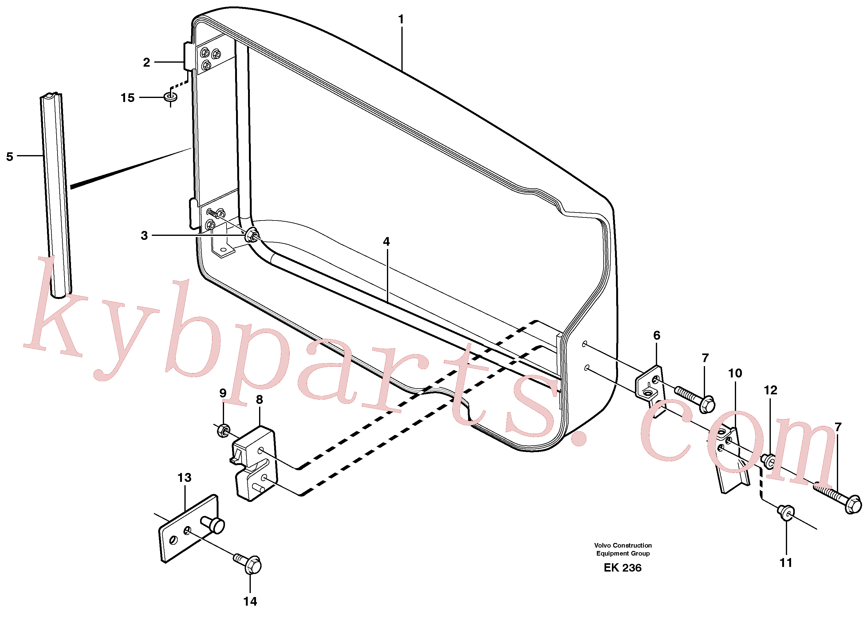 VOE4786676 for Volvo Filter cover(EK236 assembly)