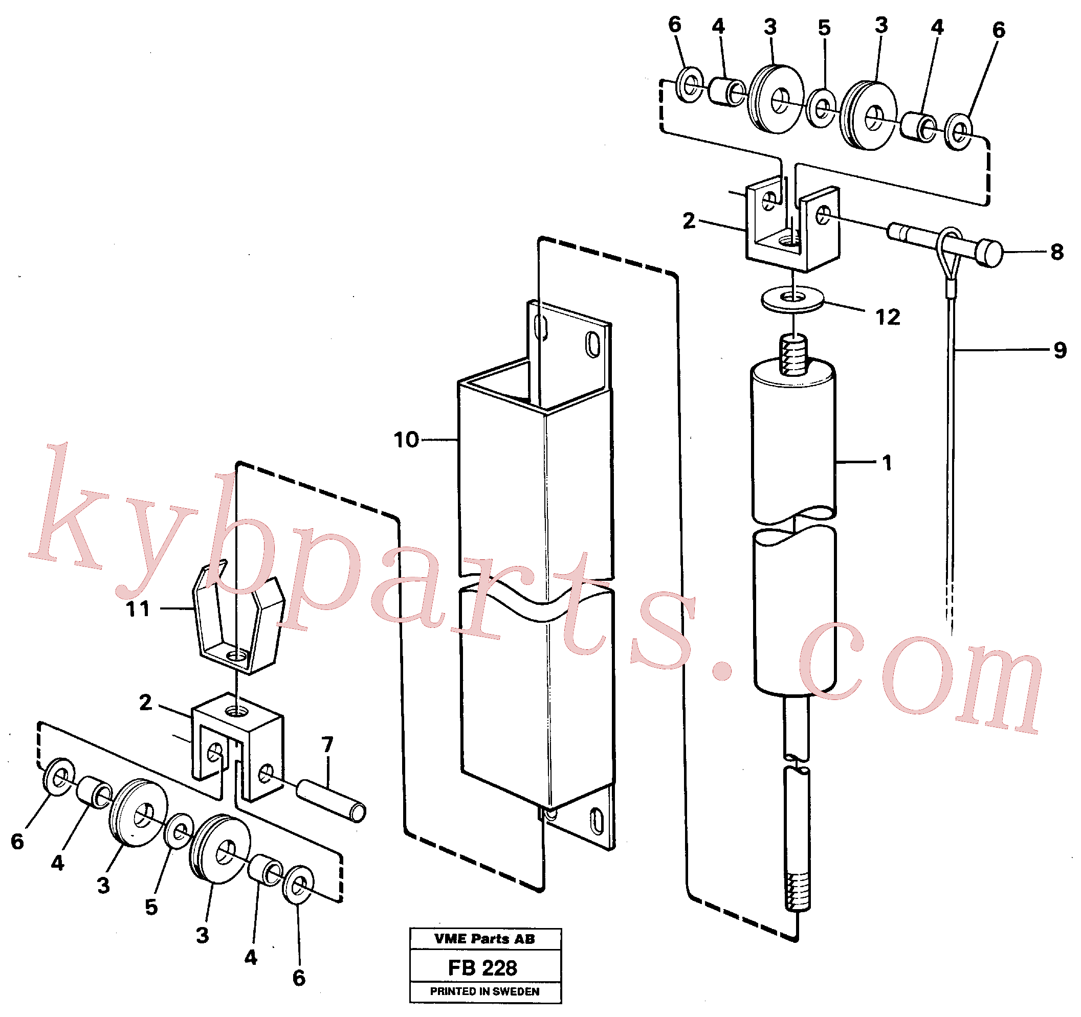 VOE14040945 for Volvo Window lifts(FB228 assembly)