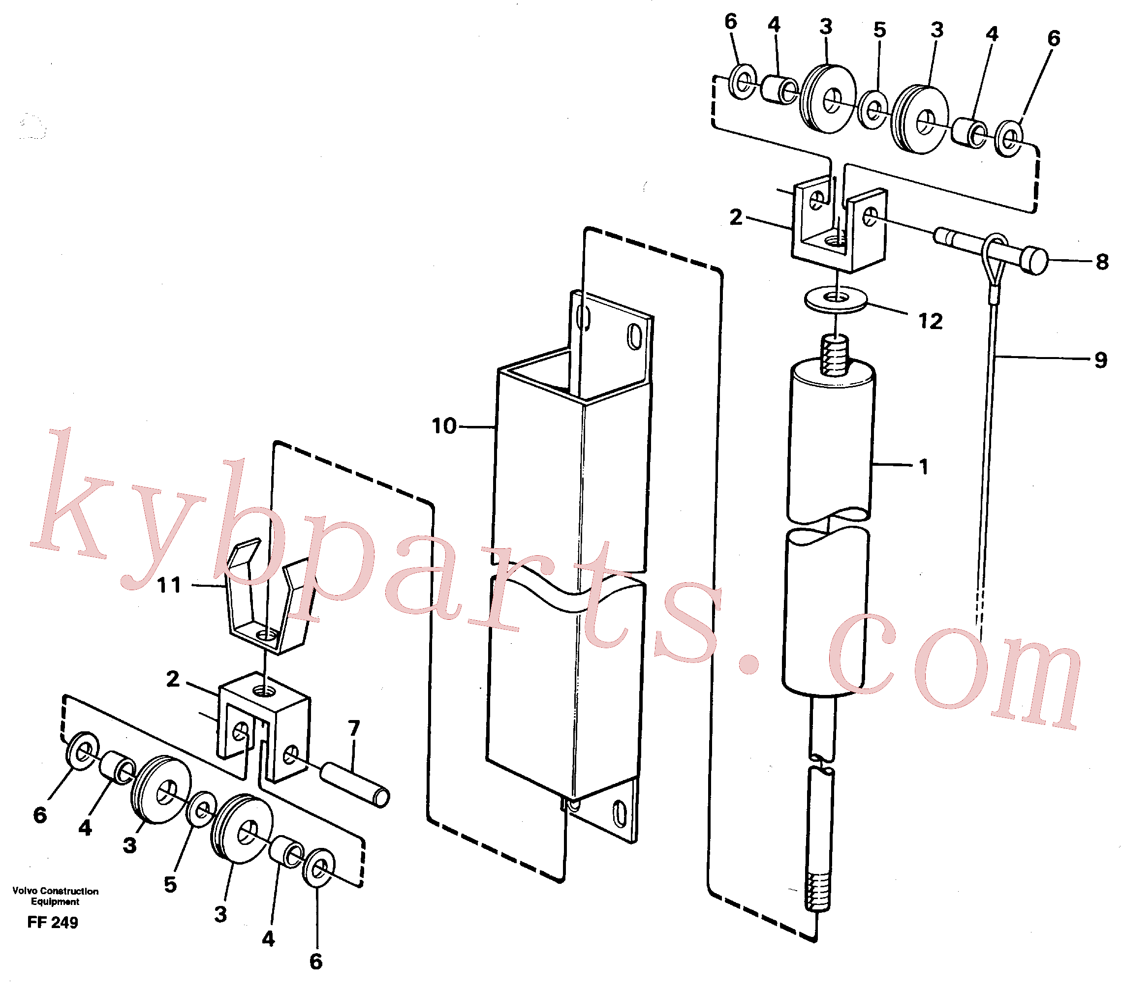 VOE14040945 for Volvo Window lifts(FF249 assembly)