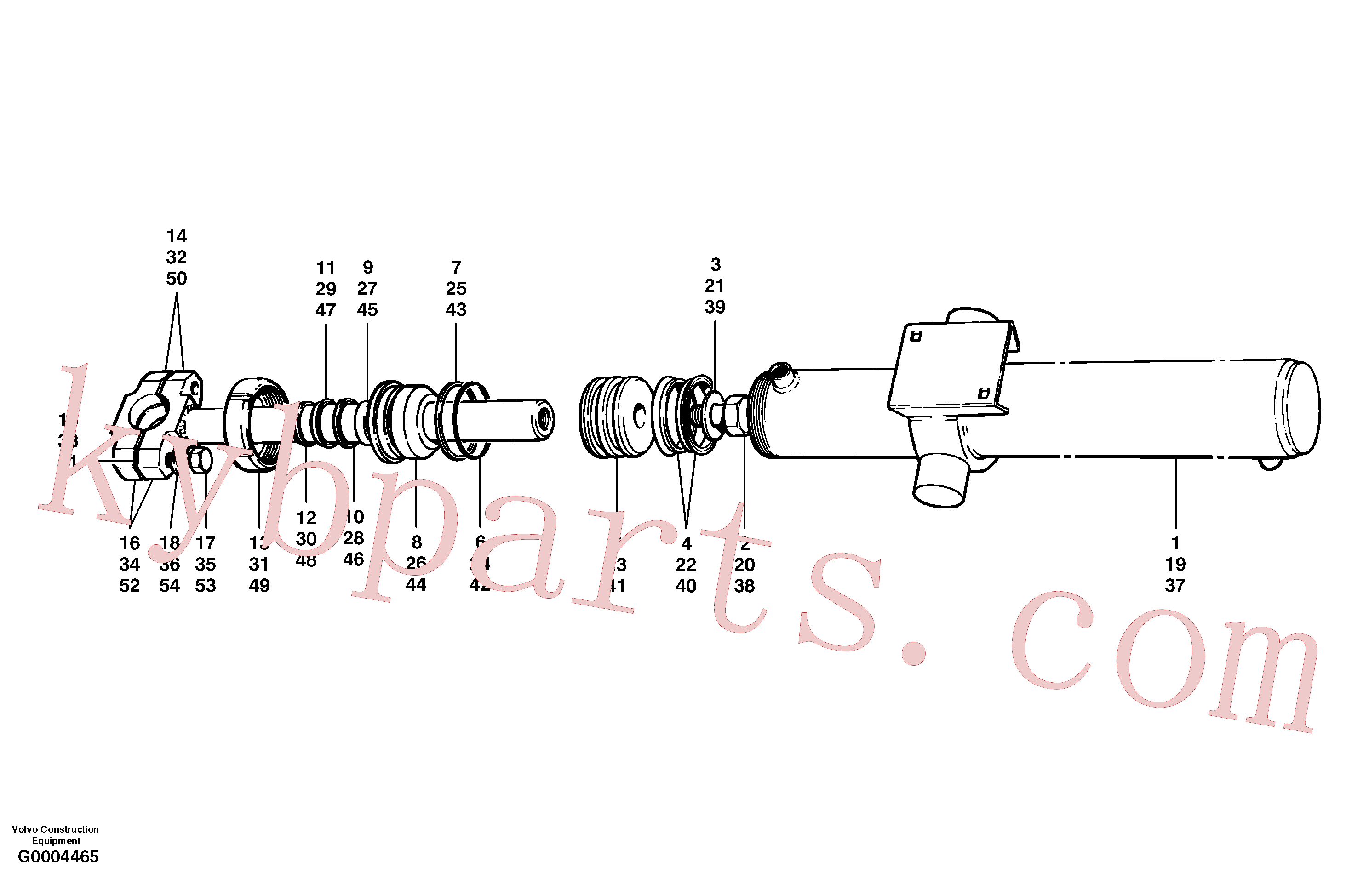 CH97828 for Volvo Blade lift cylinders(G0004465 assembly)