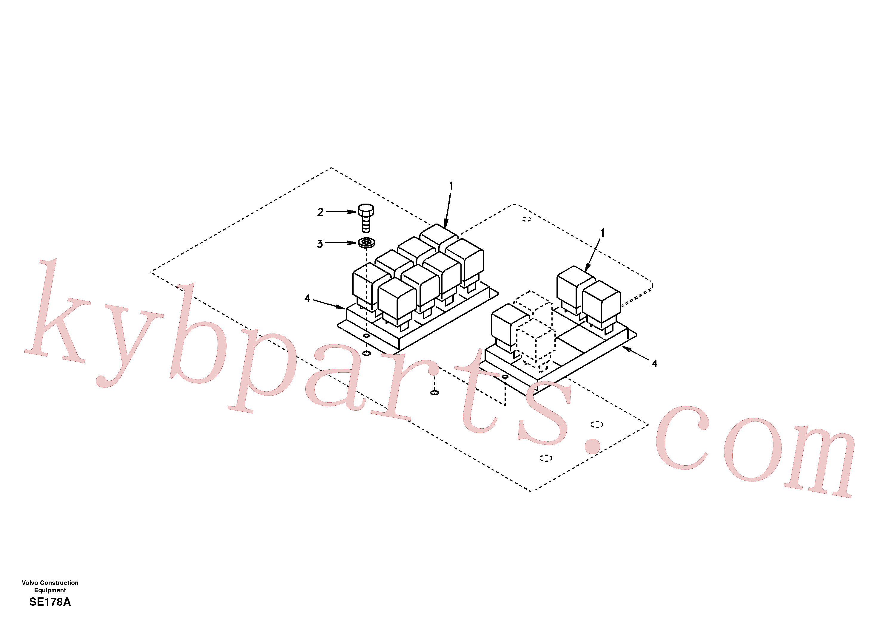 VOE14880561 for Volvo Electrical relay(SE178A assembly)