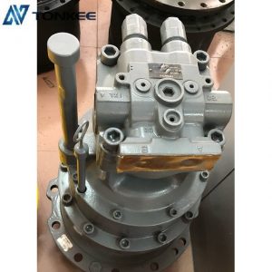 Original new HITACHI 4398514 swing motor assy with gearbox HMGF11CB ZX200-3 rotation motor assembly ZAXIS 200LC swing device in stock
