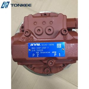 original new travel motor assy KYB MAG-18VP-230F professional travel reductor with motor KYB B0240-18063 applied to Takeuchi TB125 truck